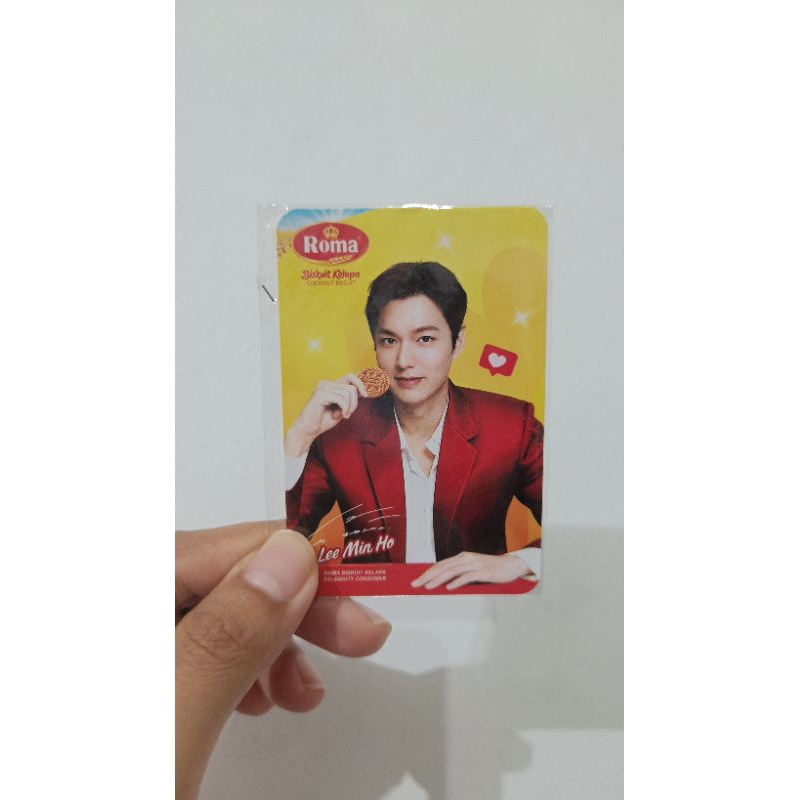 PC Photocard Lee Minho Roma malkist official