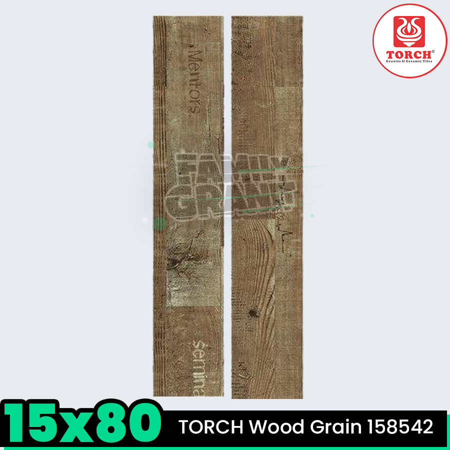 GRANIT 15x80 MOTIF KAYU TORCH 158542 MATTE LANTAI DINDING GRADE KW1