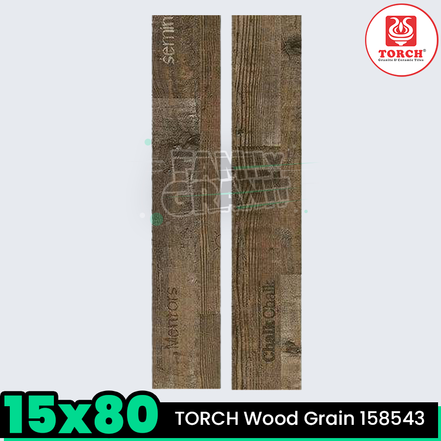 GRANIT 15x80 MOTIF KAYU TORCH 158543 MATTE LANTAI DINDING GRADE KW1