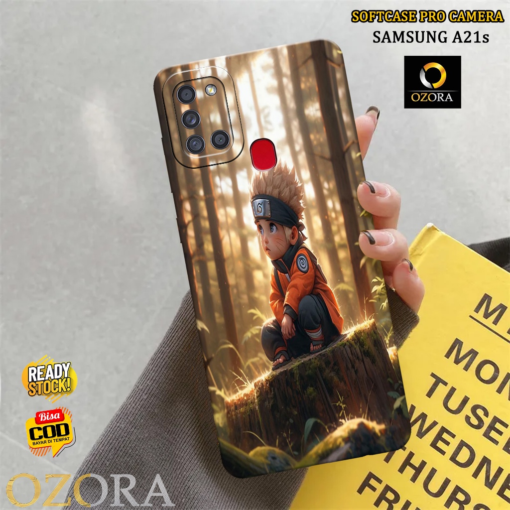Case Samsung A21S Terbaru - OZORA - Fashion Case Anime - Casing Hp Samsung A21S - Aksesoris Handphon