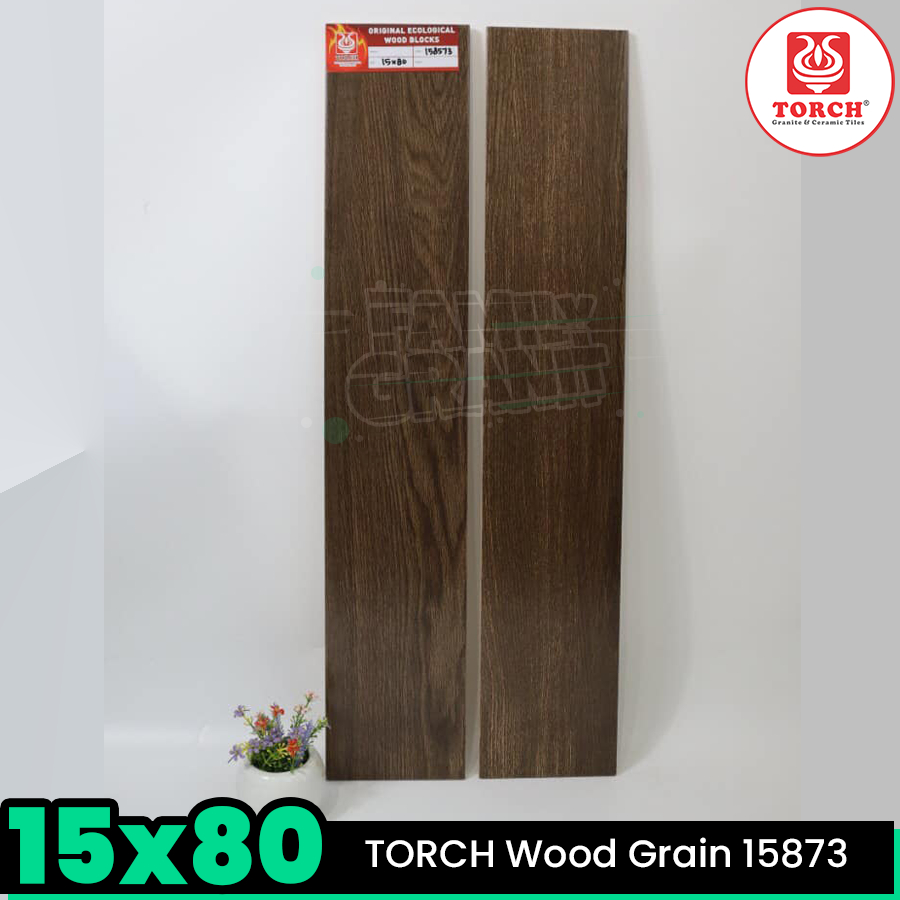 GRANIT 15x80 MOTIF KAYU TORCH 15873 MATTE LANTAI DINDING GRADE KW1