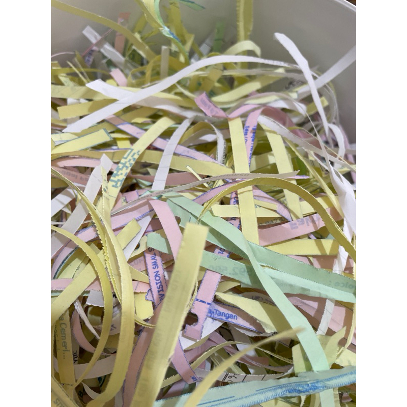 

Kertas Bekas Cacah Shredded Paper 100g