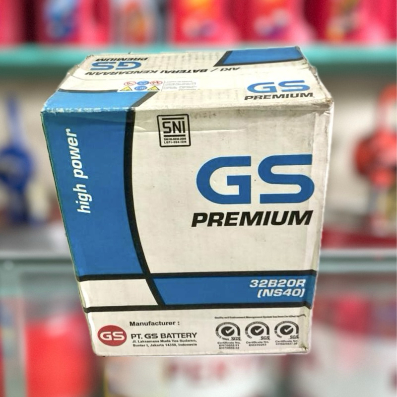 Aki / Accu GS PREMIUM NS40 ASTRA OTOPARTS