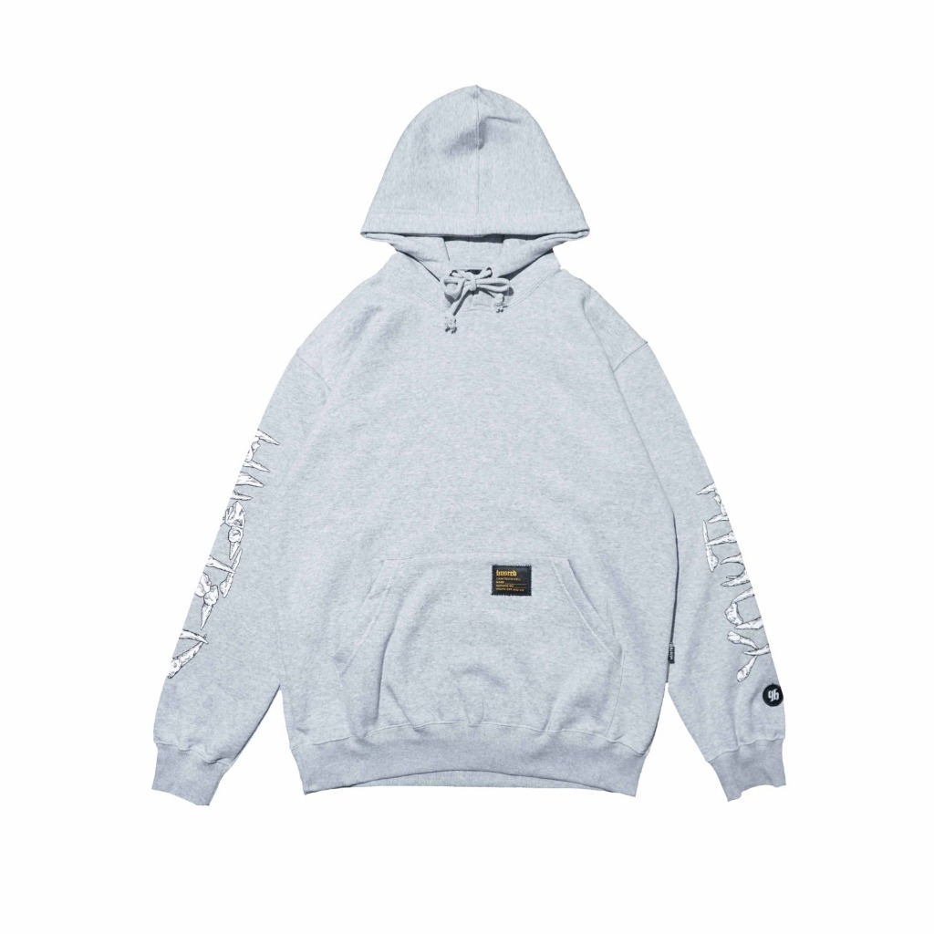 HUSTED KNOK GREY HOODIE