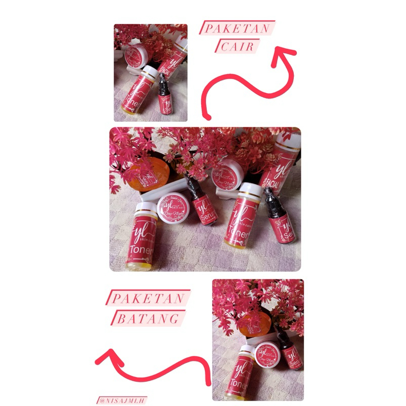 sepaket Yl skincare sabun batang