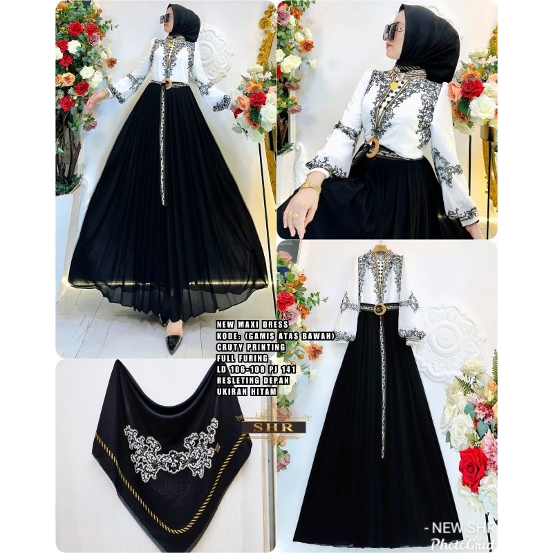 NEW GAMIS CERUTY ATAS BAWAH BY SHR ORIGINAL