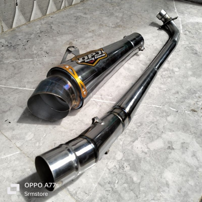 Knalpot racing DPJ Revo absolute Revo fit Revo 110 Supra x125 Blade karisma