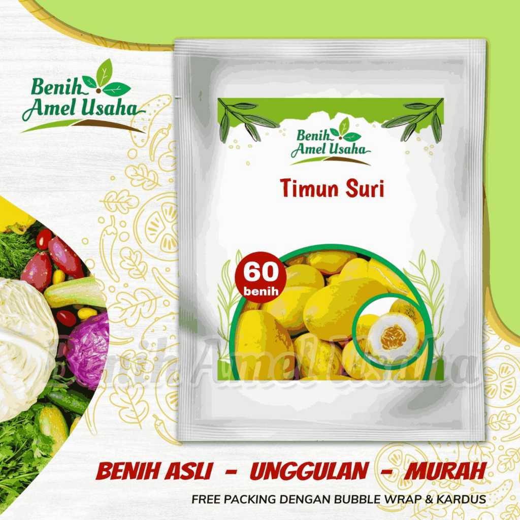 benih timun suri isi 60 biji / bibit benih timun suri cepat tumbuh / benih timun suri pilihan