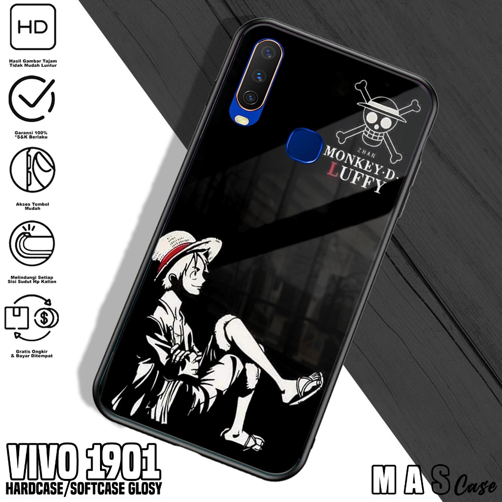 Case VIVO 1901 - Casing Hp VIVO 1901 ( OP ) Silikon Hp VIVO 1901 - Softcase Glass Kaca VIVO 1901 - K