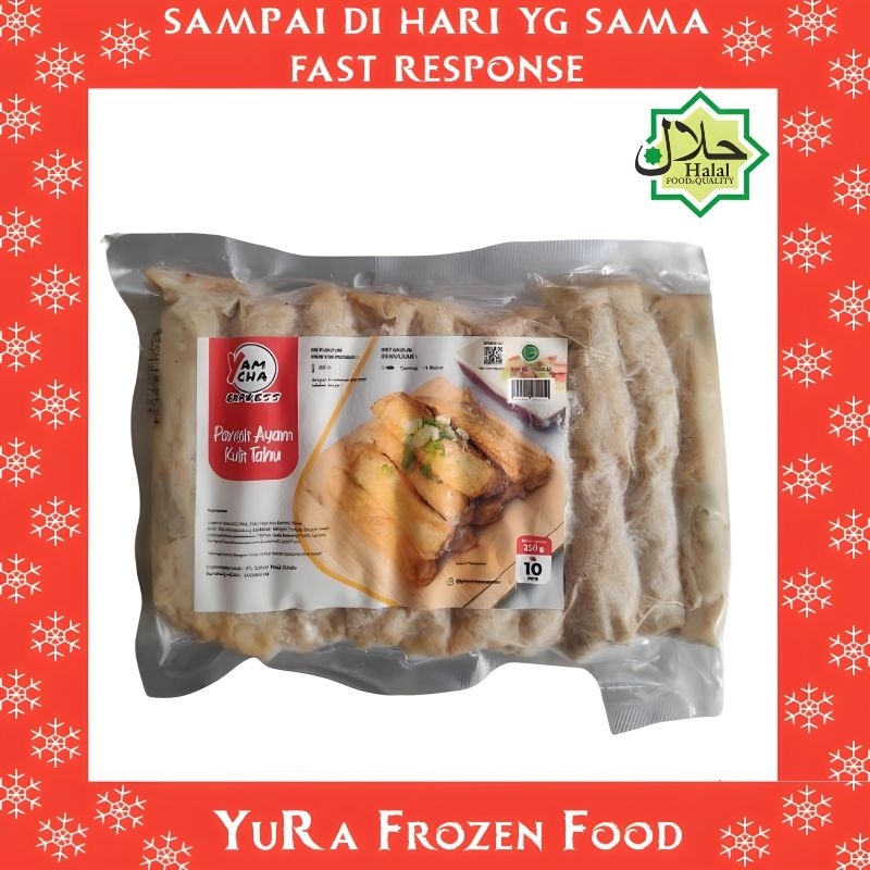 

YAMCHA Pangsit Ayam Kulit Tahu Isi 10 Yam Cha