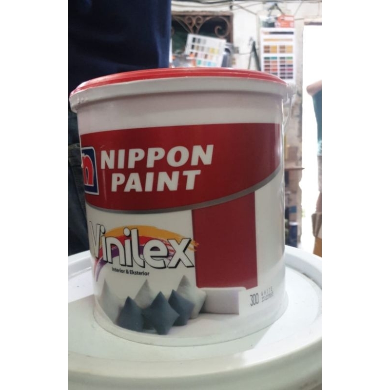 Cat vinilex 5kg putih 300,cat tembok vinilex 5kg putih 300 produk Nippon paint