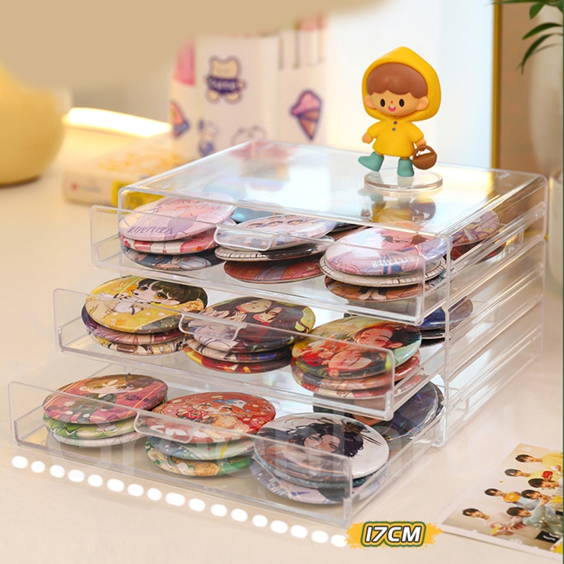 Greenland Kotak Laci Penyimpanan Multifungsi Kotak Penyimpanan Transparan Kotak Penyimpanan Serbagun