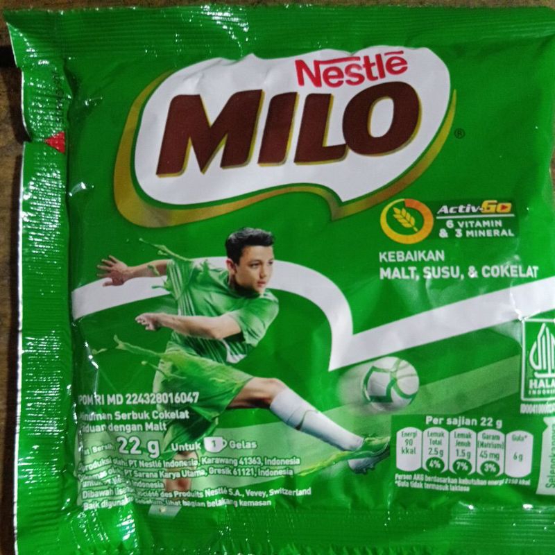 

MINUMAN SERBUK COKELAT INSTAN MILO BY NESTLE 22g (10 BUNGKUS/ SERENTENG) SUSU SACHET SUSU TERENAK SUSU PRAKTIS SUSU COKLAT SUSU TERLARIS SUSU TERMURAH SUSU PROMO SUSU UNTUK ANAK-ANAK SUSU MENCERDASKAN OTAK SUSU TERPOPULER SUSU TERBAIK MINUMAN BUBUKCOKLAT