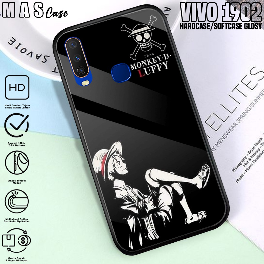 Case VIVO 1902 - Casing Hp VIVO 1902 ( OP ) Silikon Hp VIVO 1902 - Softcase Glass Kaca VIVO 1902 - K