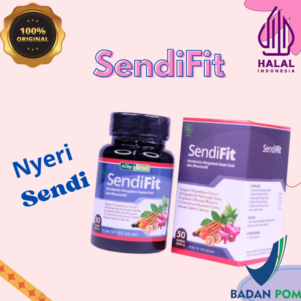 Herbal SendiFit 100% Original Nyeri Sendi & Tulang