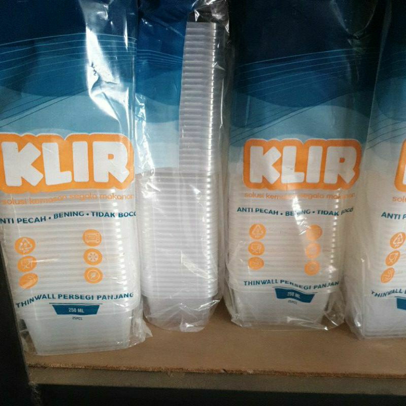 THINWALL /TOPLES MANGKOK PLASTIK MERK LIBRA/HIBA KLIR 200 300 500ML
