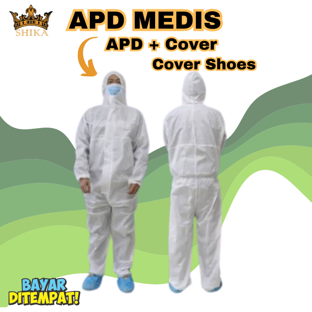 baju APD hazmat/baju hazmat suit/coverall hazmat suit/baju pelindung diri/baju hazmat
