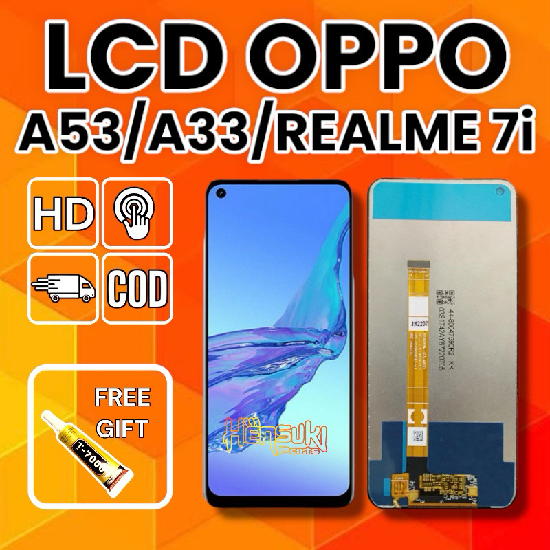【ORIGINAL】LCD TOUCHSCREEN FULLSET OPPO A53 2020 / A54 4G / A53s / A33 2020 /  REALME C17/ REALME 7i FULLSET TOUCHSCREEN MEETOO ORIGINAL