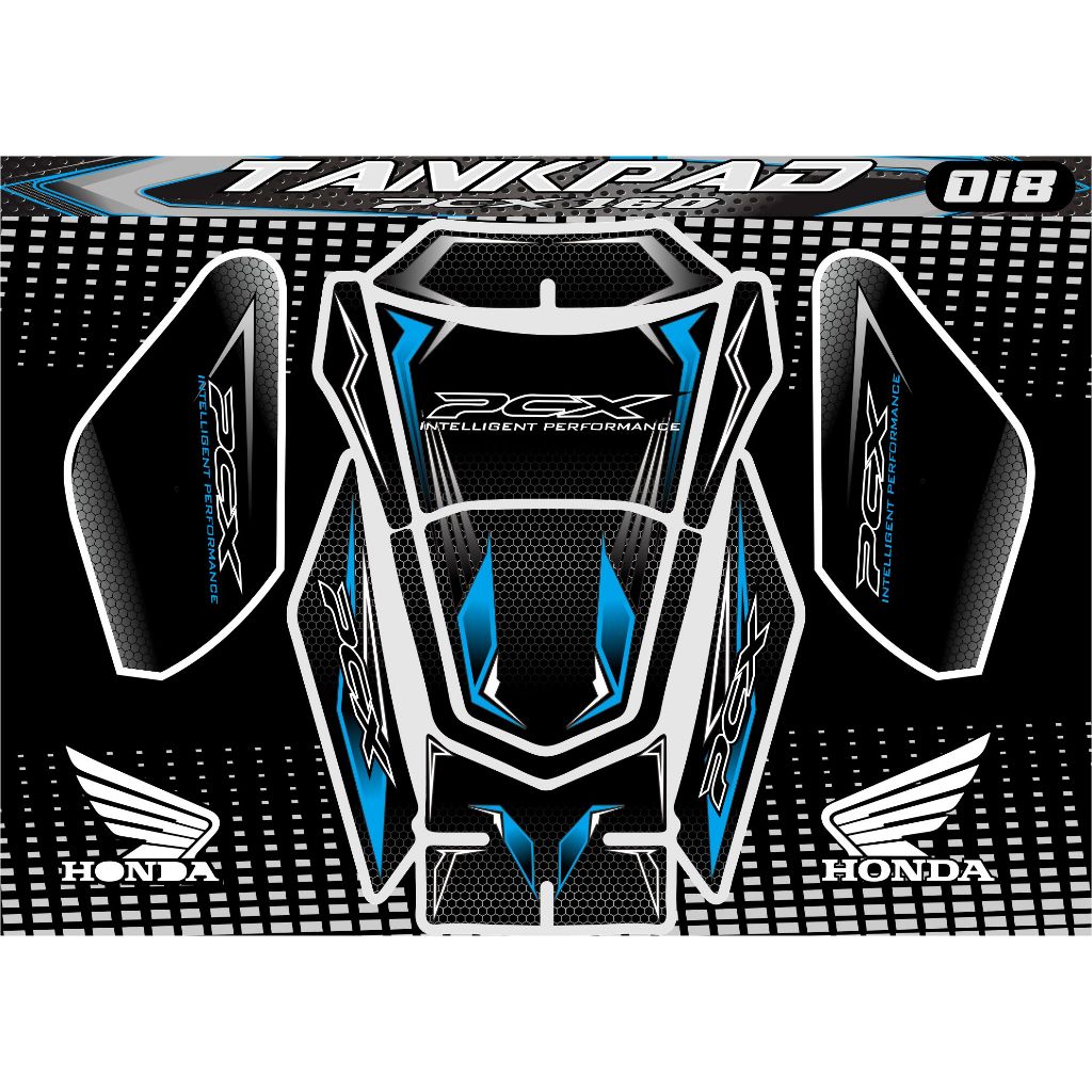 [BISA COD] SET TANKPAD PCX 160 / AKSESORIS BODY KASAR PCX 160 / DECKPAD PCX 160 / BODY PROTECTOR PCX