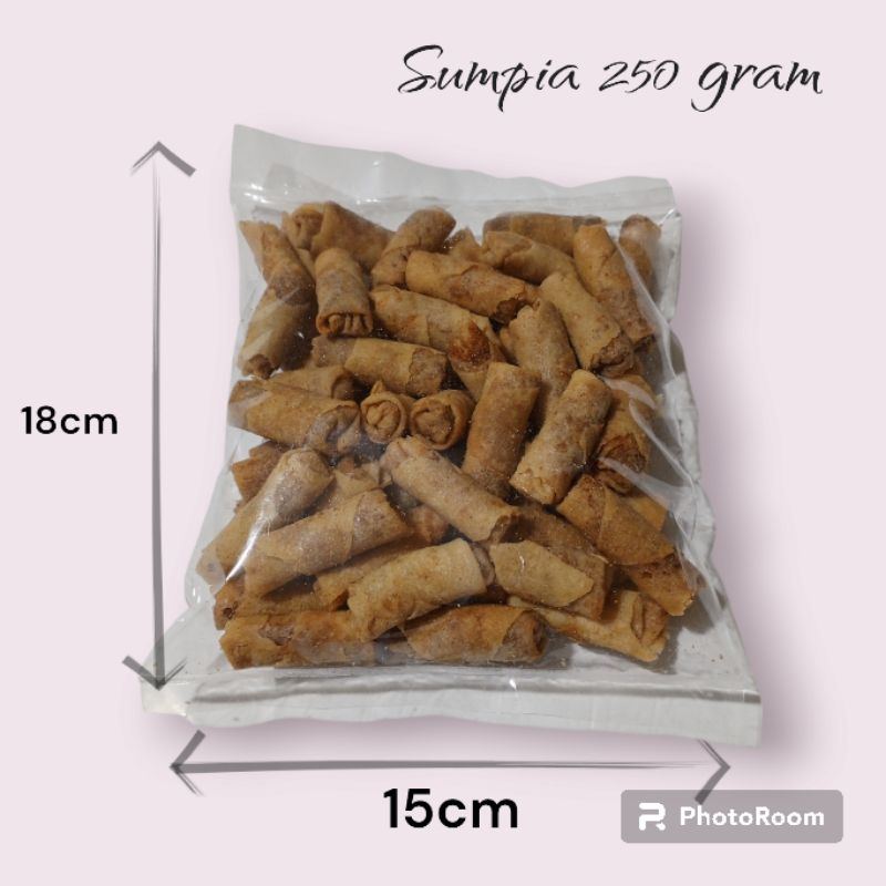 

sumpia udang ebi 250 gr enak gurih jajanan snack