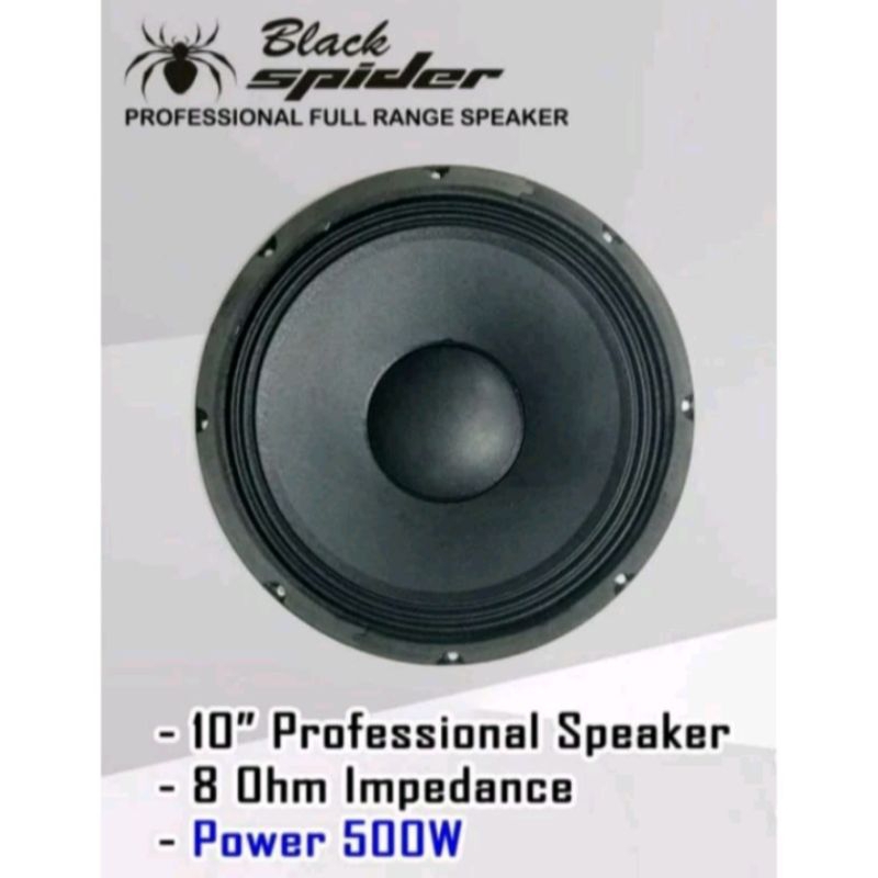 Spiker 10" black spider 10mb50
