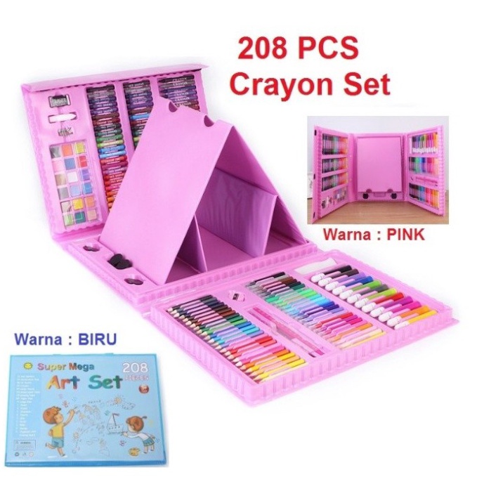 

Kemasan Baru ART Set Alat Tulis Crayon Anak isi 28 GVE