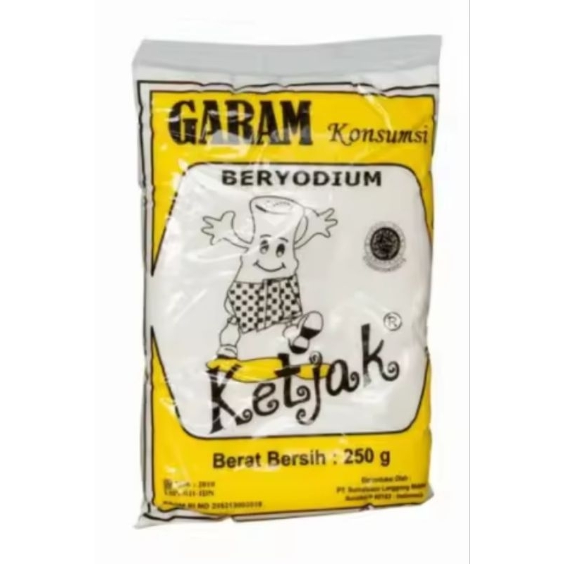 

GARAM KONSUMSI KETJAK - 250g GARAM DAPUR KETJAK