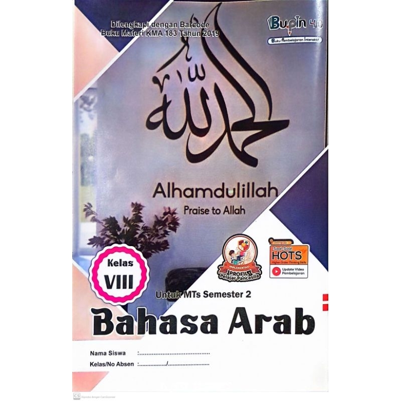 LKS MTS BAHASA ARAB KELAS 8 KURIKULUM KMA 183 TAHUN 2019 SEMESTER 2