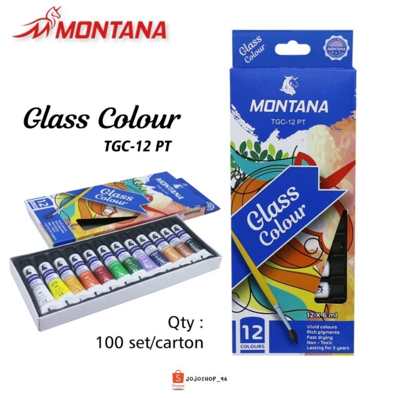 

Cat Akrilik MONTANA TGC-12 PT Glasscolor Tube