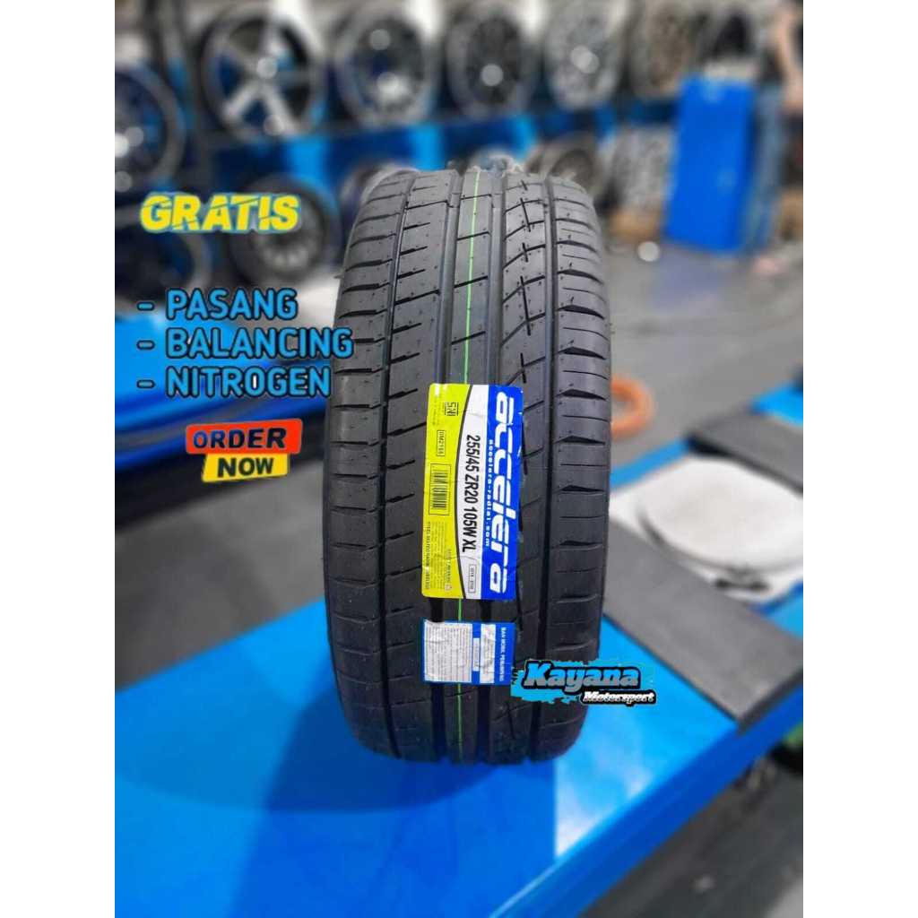 Ban mobil merk accelera ukuran 255/45 R20