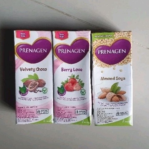 

Prenagen Susu UHT susu hamil Mommy VELVETY CHOCO Coklat / BERRY LOVE Stroberi/ALMOND SOYA 185ml