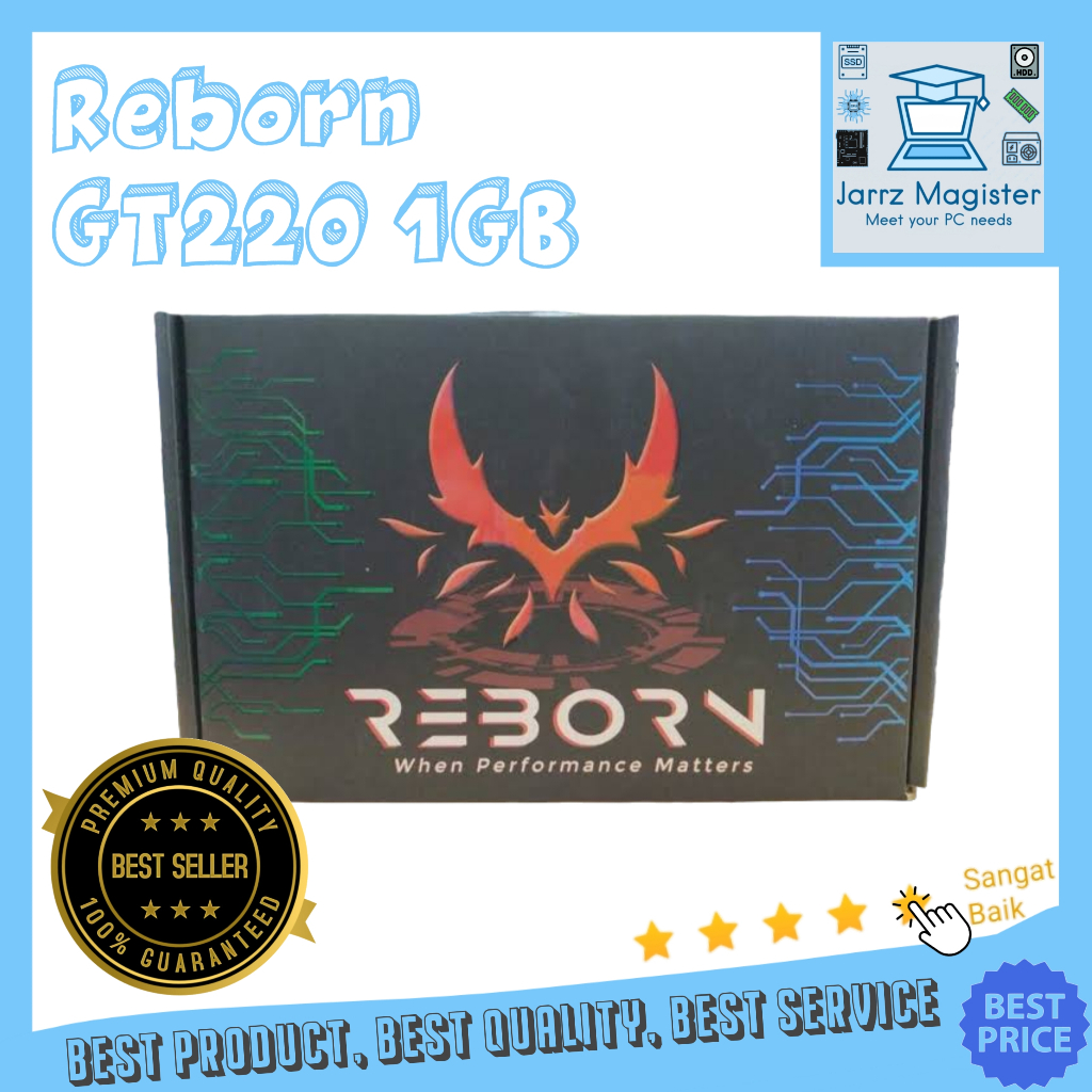 VGA Nvidia GeForce Reborn Gt 220 1GB DDR3 | VGA Card Nvidia Reborn Gt220 | VGA Reborn