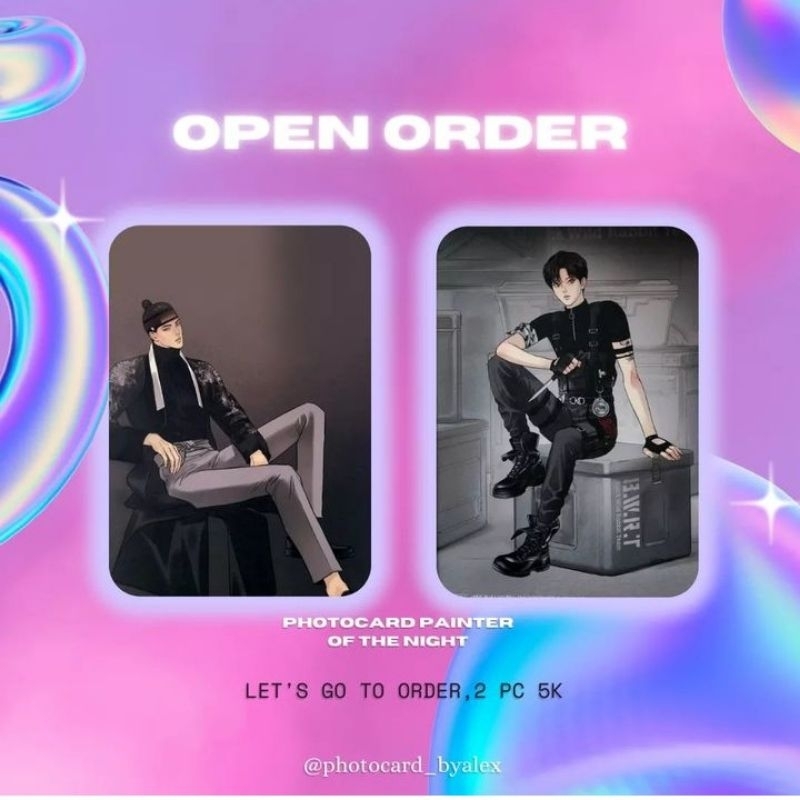 photocard manhwa BL