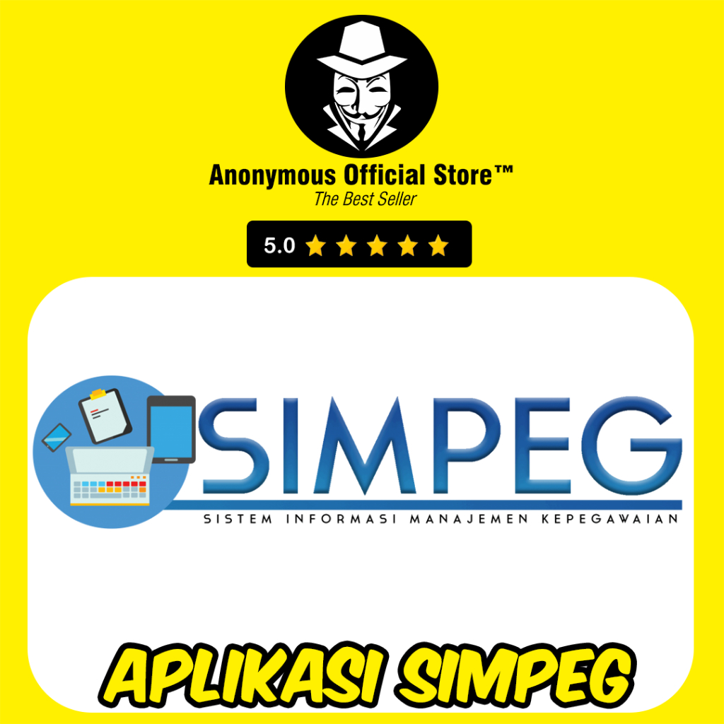 PROGRAM SISTEM INFORMASI PEGAWAI (SIMPEG) PREMIUM FULL VERSION SOFTWARE APLIKASI