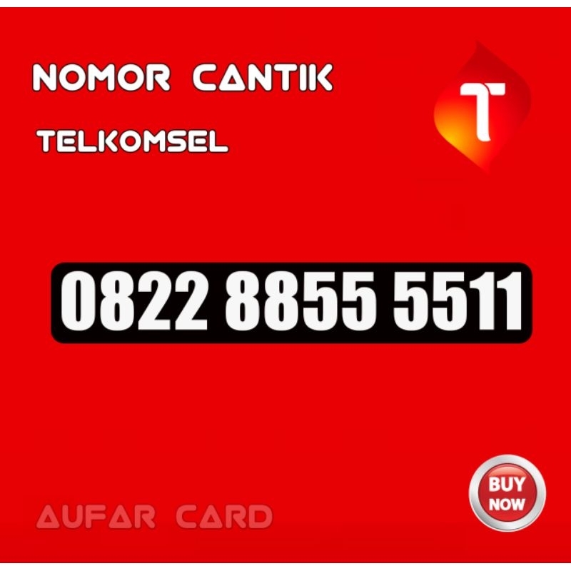 Kartu Perdana Nomor Cantik Telkomsel Loop Sakti Combo cantik AABBCCDD X822 8855 5511 88555511 555511