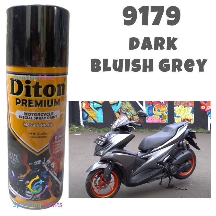 ern Pilox Diton Premium Dark Bluish Grey 9179 4ml Abuabu Metallic Cat Abu Metalik Pylox Pilok 99