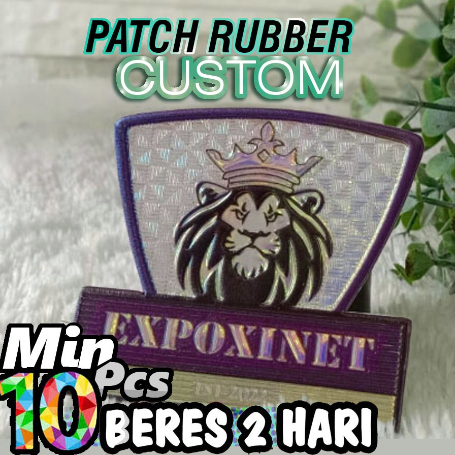 Pabrik label Patch Jersey murah custom hotmelt velcro rubber