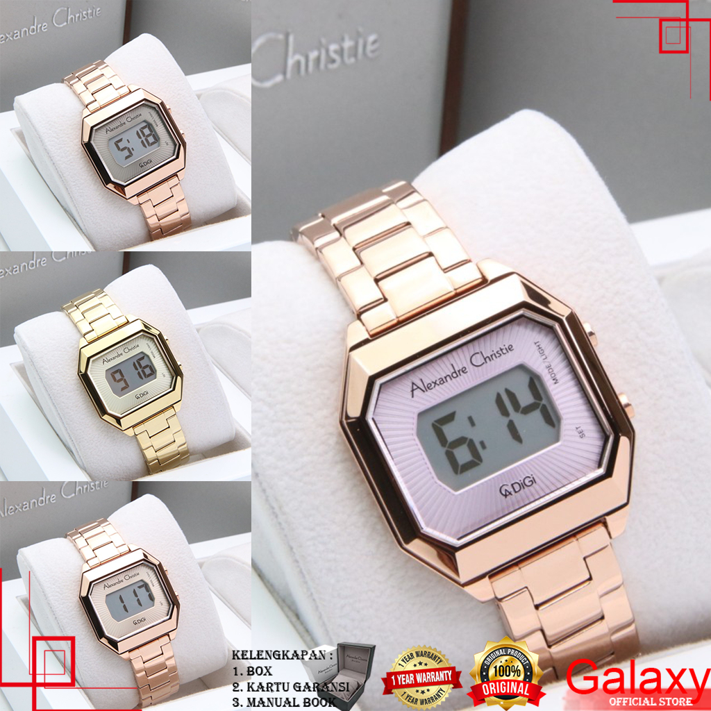 ALEXANDRE CHRISTIE JAM TANGAN WANITA TERBARU JAM AC ORI JAM TANGAN AC TERBARU 100 % ORIGINAL ALEXAND