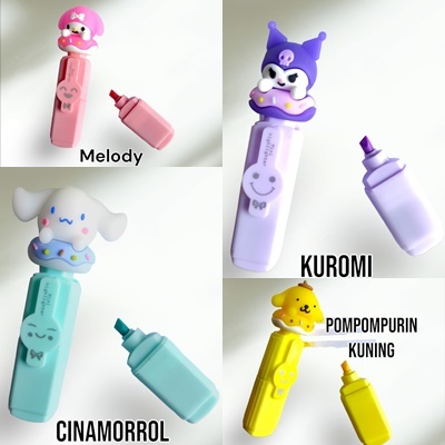 

STABILLO HIGHLIGHTER SANRIO STABILO LUCU HL SANRIO HIGHLIGHTER STABILLO PULPEN WARNA SPIDOL WARNA KUROMI MELODY CINAMORROL POCACO POMPOMPURIN ALAT TULIS SEKOLAH ANAK vincess