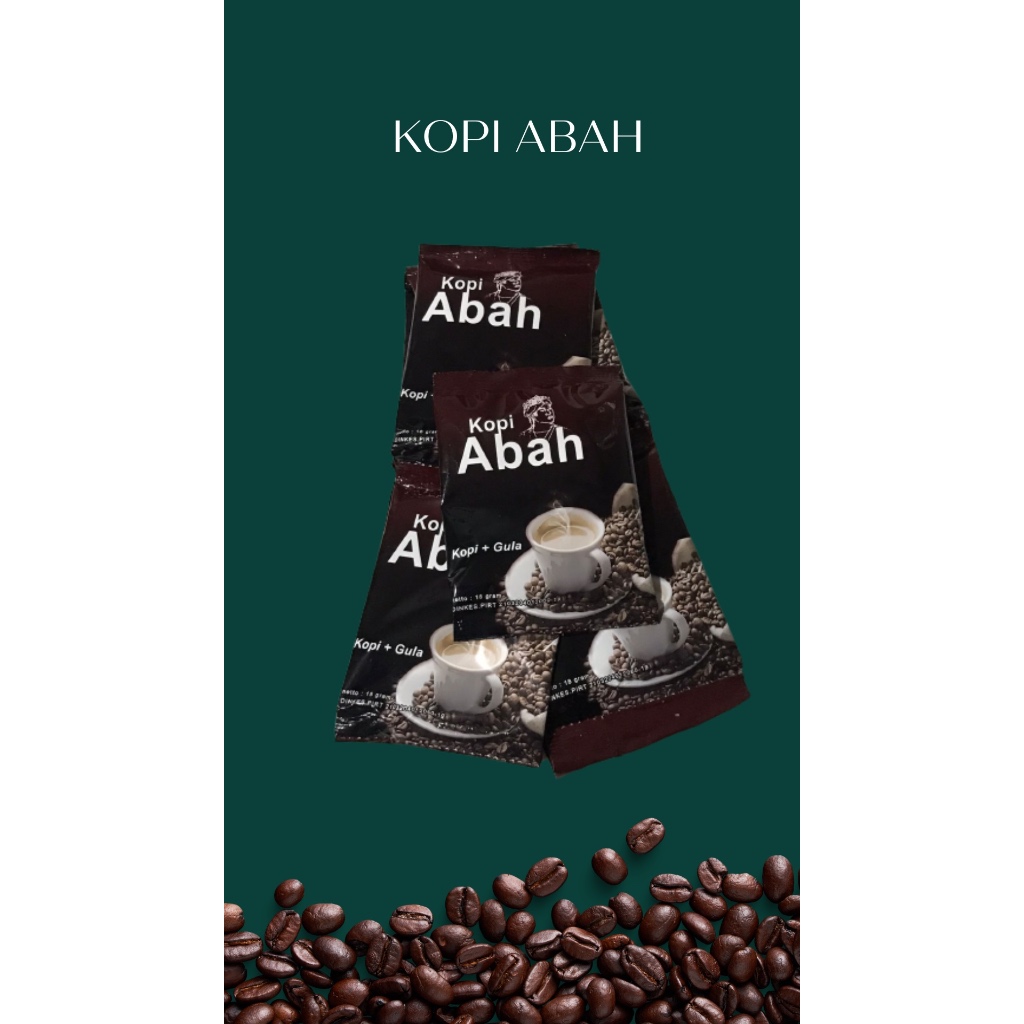 

Kopi Sachet kopi + gula