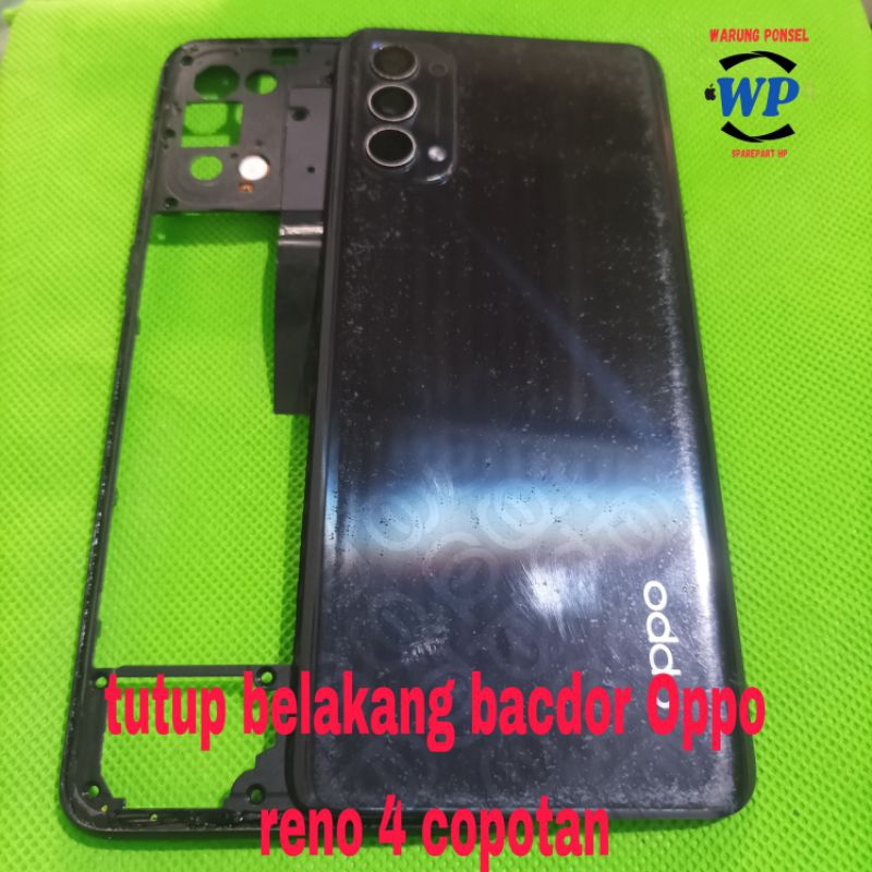 TUTUP BELAKANG BACKDOOR OPPO RENO 4 ORIGINAL COPOTAN