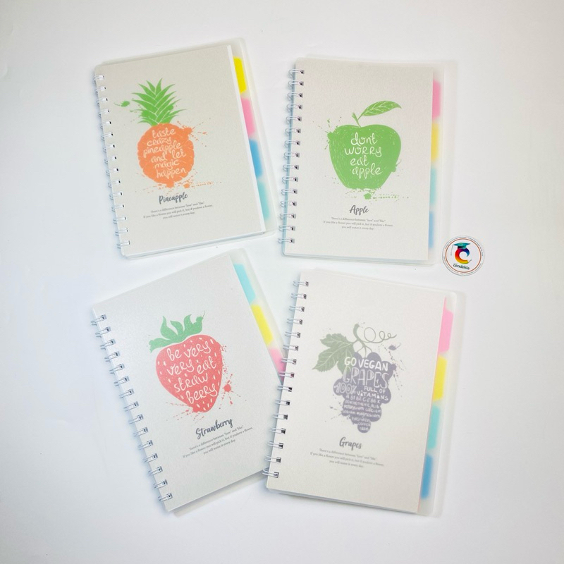 

Buku Notebook Spiral A5 JUNQIAN - Fruit Series A58013