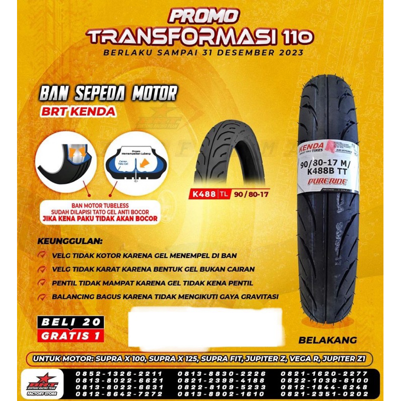 BAN KENDA ANTI BOCOR