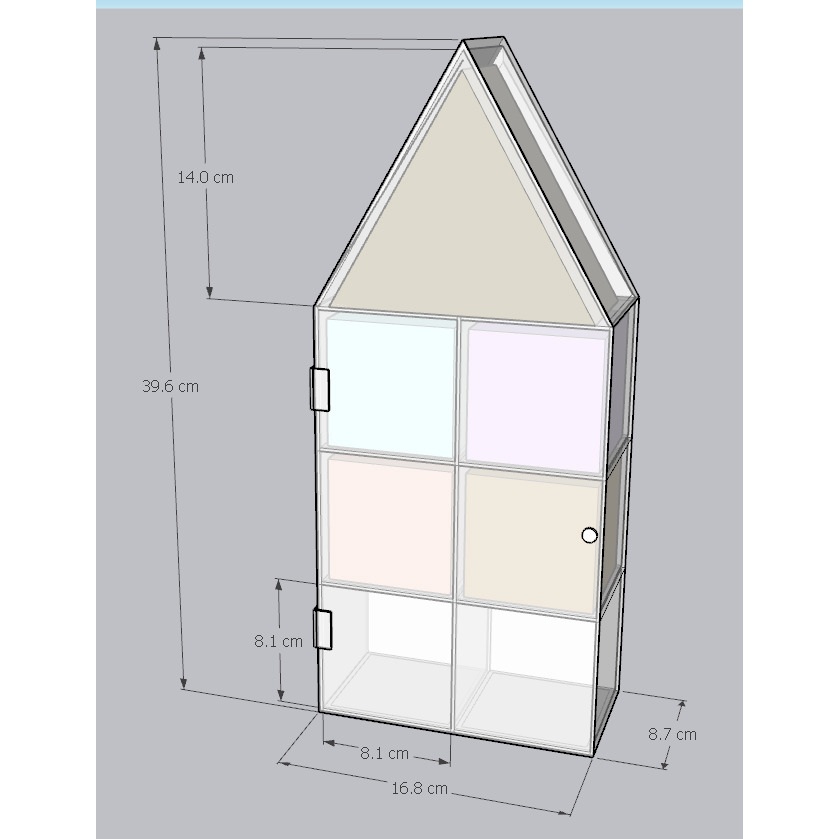 Rak BT21 Mini Figur House / Rak Akrilik Figur / Rak Akrilik Custom
