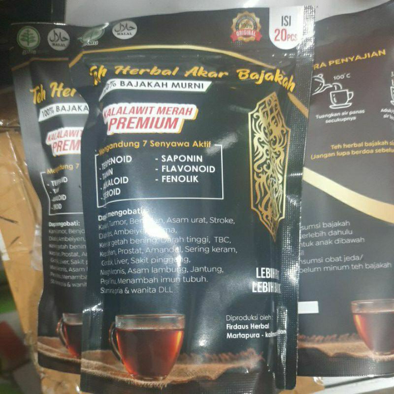 

teh celup bajakah asli kalimantan isi 20 pcs