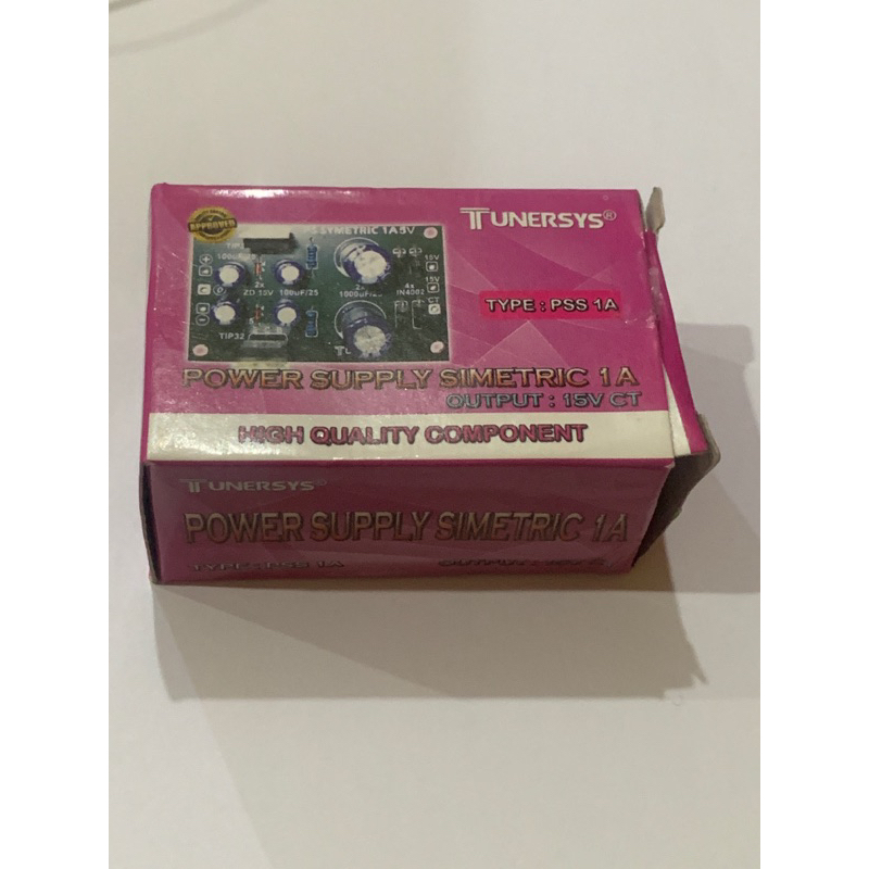 Kit PSU regulator simetris 1A 15V CT