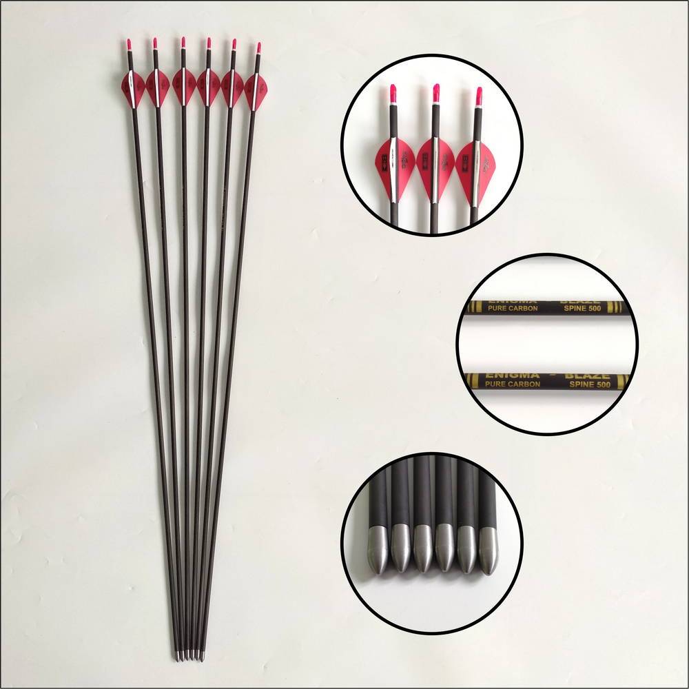 ARROW CARBON ENIGMA BLAZE SPINE 500 - ANAK PANAH KARBON - DNAZONE