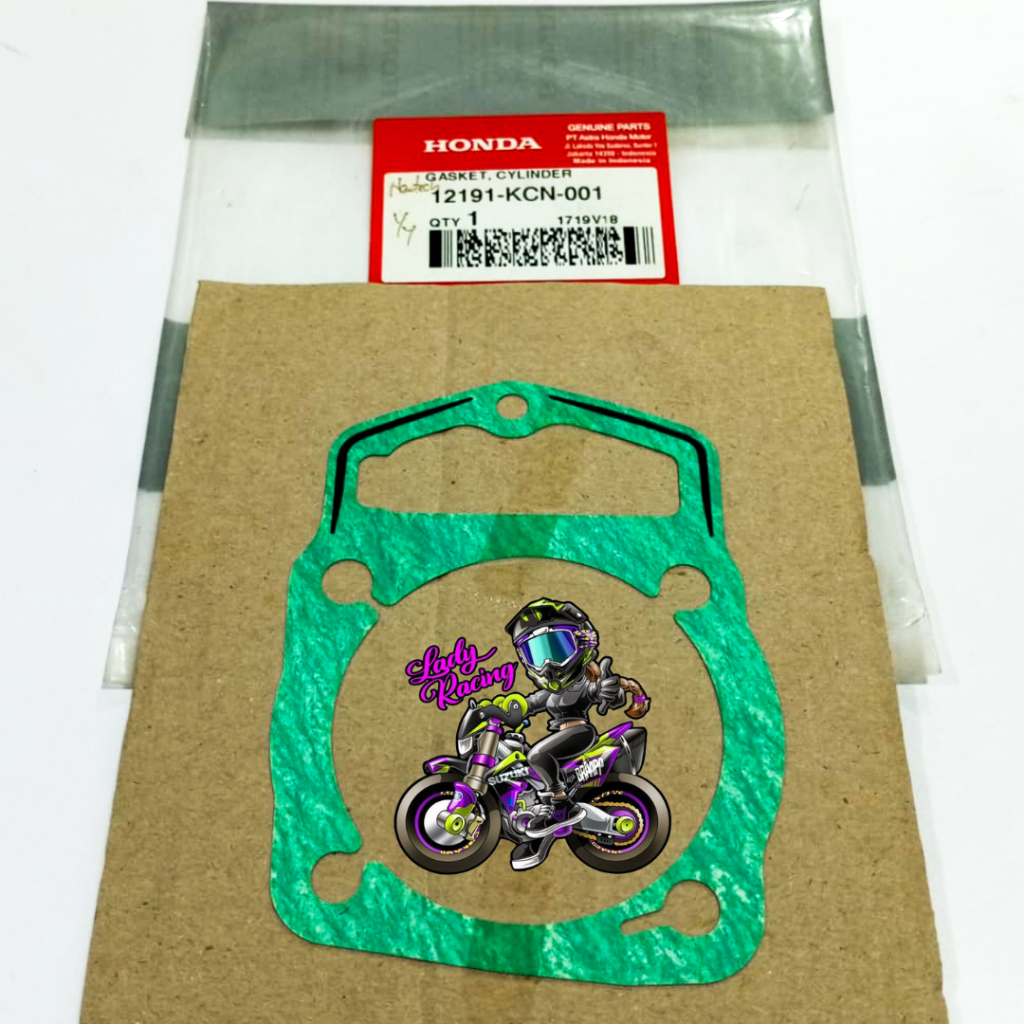 PAKING GASKET BLOK CYLINDER MEGAPRO TIGER HONDA ORIGINAL AHM
