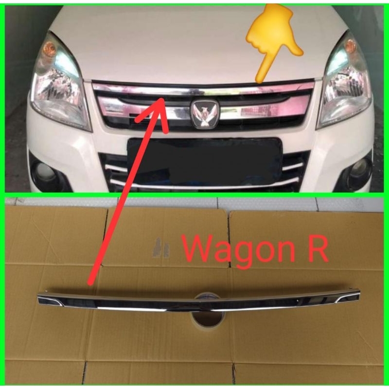 HOODMOULDING LIST LIS KAP MESIN ZUZUKI WAGON R ORIGINAL