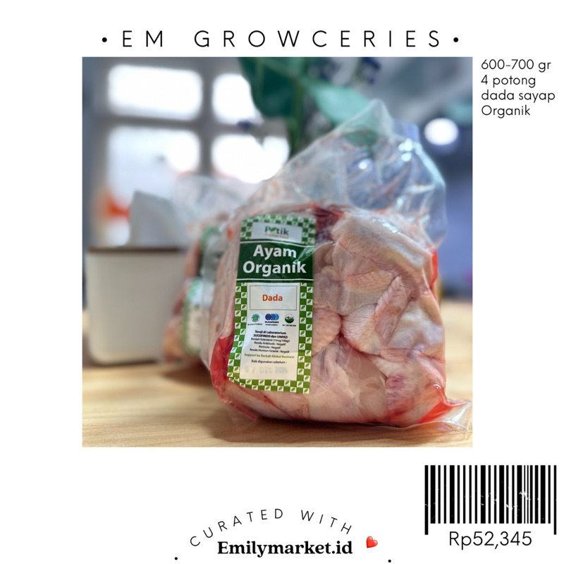 

Ayam Organik Petik Organik (pilih varian)